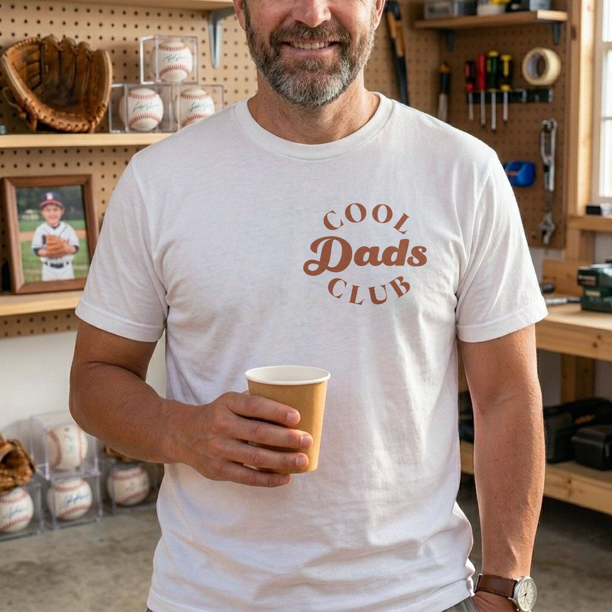 Personalized Cool Dads Club Custom T-Shirt Gift for Dad