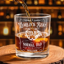 Load image into Gallery viewer, Personalized Custom Whiskey Glass Gift for Dad - Elegant Dad's Gift
