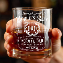 Load image into Gallery viewer, Personalized Custom Whiskey Glass Gift for Dad - Elegant Dad's Gift
