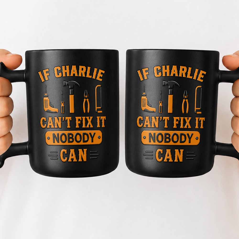 Personalized Wrench Handle Coffee Mug Custom Gift for Dad