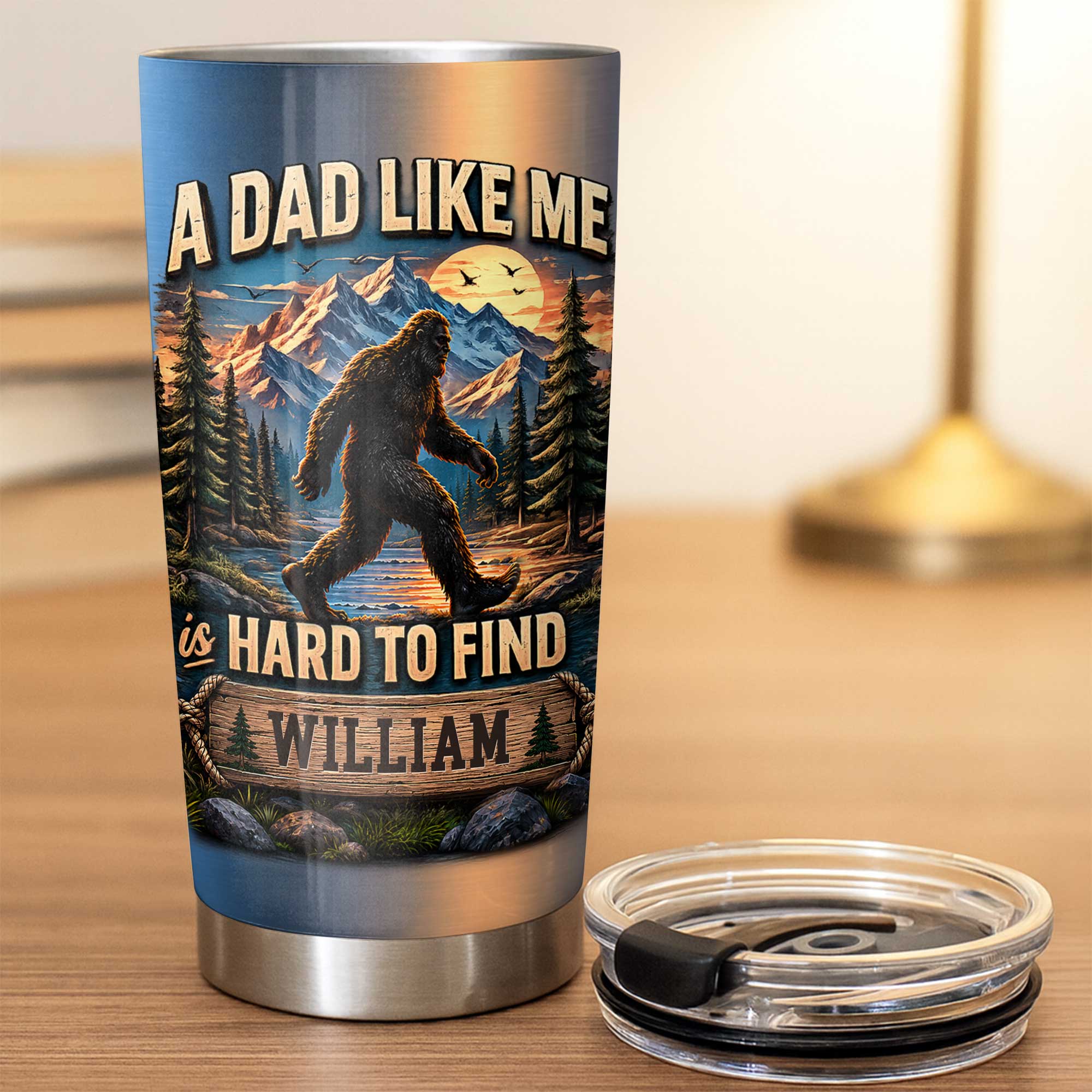 Personalized 20oz Stainless Steel Tumbler for Dad Gift