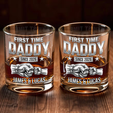 Load image into Gallery viewer, Personalized Custom Whiskey Glass Gift for Dad - 1st Father's Day
