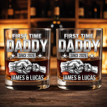Load image into Gallery viewer, Personalized Custom Whiskey Glass Gift for Dad - 1st Father's Day
