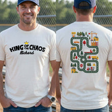 Load image into Gallery viewer, Personalized Custom T-Shirt for Dad | Unique Road Map Design
