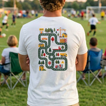 Load image into Gallery viewer, Personalized Custom T-Shirt for Dad | Unique Road Map Design
