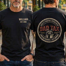 Load image into Gallery viewer, Personalized Custom T-Shirt for Dad with Raccoon &amp; Fries
