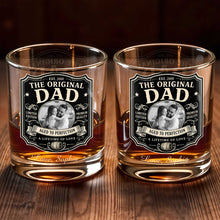 Load image into Gallery viewer, Personalized Custom Whiskey Glass with Photo Upload Gift for Dad
