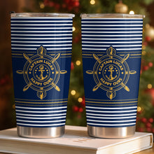 Load image into Gallery viewer, Personalized Nautical 20oz Tumbler Custom Name Gift for Dad
