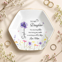 Load image into Gallery viewer, Personalized Hexagonal Jewelry Dish Custom Gift for Daughter
