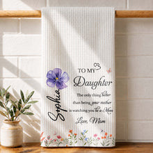 Load image into Gallery viewer, Personalized Kitchen Towel Custom Name Gift for Daughter

