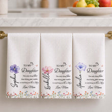 Load image into Gallery viewer, Personalized Kitchen Towel Custom Name Gift for Daughter
