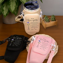 Load image into Gallery viewer, Personalized Water Bottle Carrier Bag Custom Name Gift for Daughter
