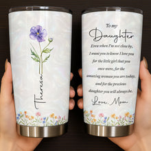 Load image into Gallery viewer, Personalized 20oz Stainless Steel Tumbler Gift for Daughter
