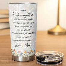 Load image into Gallery viewer, Personalized 20oz Stainless Steel Tumbler Gift for Daughter
