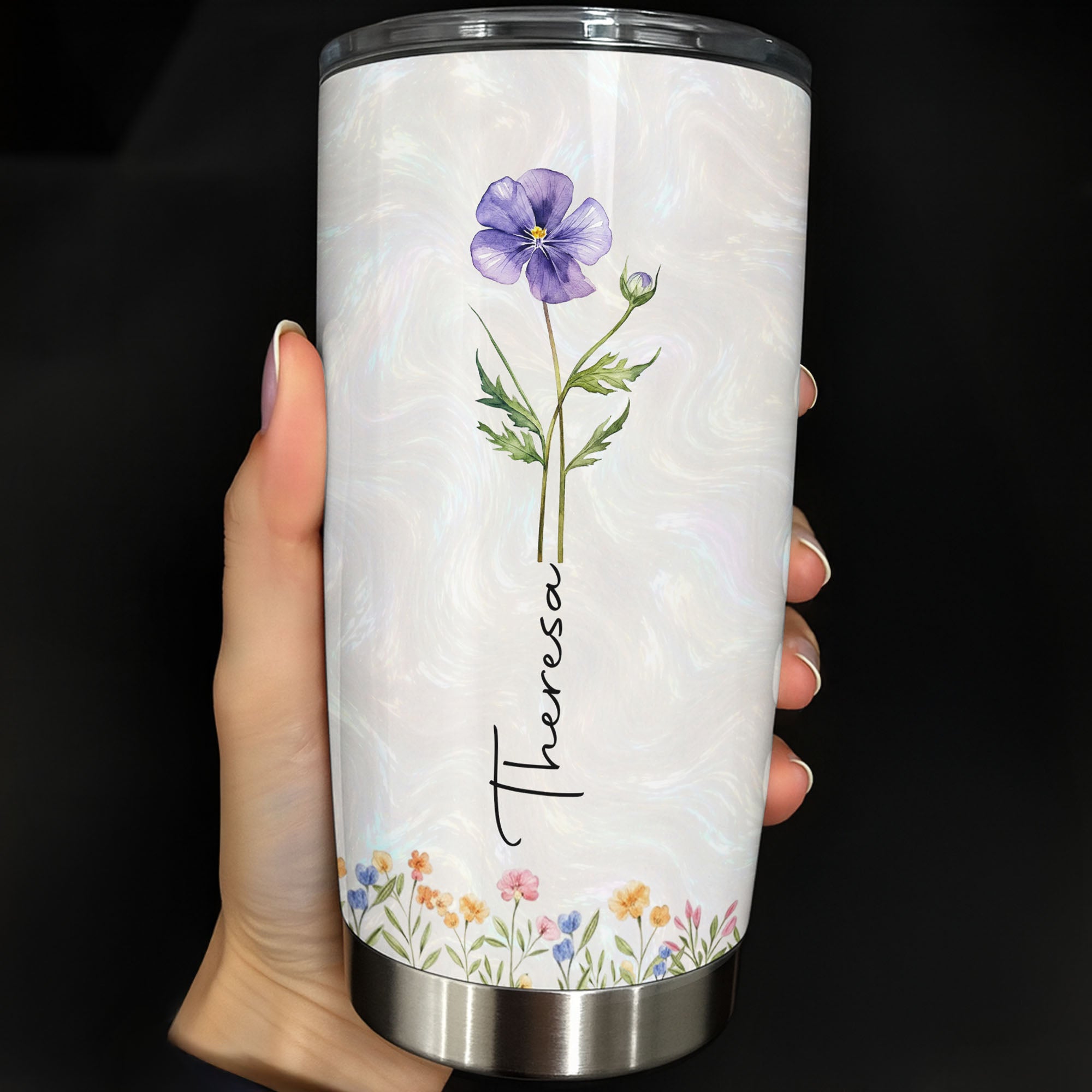 Personalized 20oz Stainless Steel Tumbler Gift for Daughter