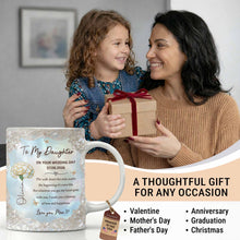 Load image into Gallery viewer, Personalized Edge-to-Edge Mug Wedding Gift for Daughter
