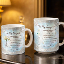 Load image into Gallery viewer, Personalized Edge-to-Edge Mug Wedding Gift for Daughter
