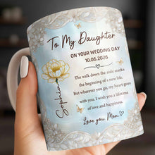 Load image into Gallery viewer, Personalized Edge-to-Edge Mug Wedding Gift for Daughter
