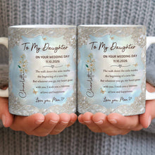 Load image into Gallery viewer, Personalized Edge-to-Edge Mug Wedding Gift for Daughter
