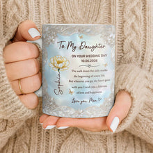 Load image into Gallery viewer, Personalized Edge-to-Edge Mug Wedding Gift for Daughter
