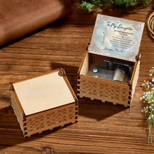 Load image into Gallery viewer, Personalized Music Box Custom Flower Design Gift for Daughter Wedding Day
