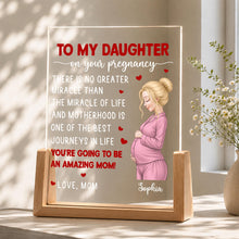 Load image into Gallery viewer, Personalized Acrylic Night Light Custom Gift for Daughter

