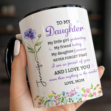 Load image into Gallery viewer, Personalized Accent Mug Custom Name Gift for Daughter
