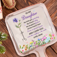 Load image into Gallery viewer, Personalized Handheld Mirror Custom Birth Month Flowers Gift for Daughter
