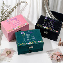Load image into Gallery viewer, Personalized Jewelry Storage Box Custom Name Gift for Daughter

