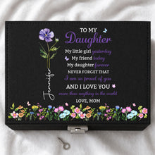 Load image into Gallery viewer, Personalized Jewelry Storage Box Custom Name Gift for Daughter
