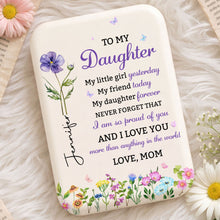 Load image into Gallery viewer, Personalized LED Pocket Mirror Custom Name Gift for Daughter
