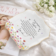 Load image into Gallery viewer, Personalized Lace Square Jewelry Dish Custom Name Gift for Daughter
