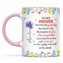 Load image into Gallery viewer, Personalized Accent Mug Custom Name Gift for Daughter
