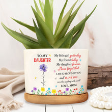 Load image into Gallery viewer, Personalized Ceramic Plant Pot Custom Name Gift for Daughter
