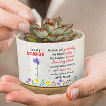Load image into Gallery viewer, Personalized Ceramic Plant Pot Custom Name Gift for Daughter
