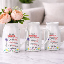 Load image into Gallery viewer, Personalized Ceramic Flower Vase Custom Name Gift for Daughter
