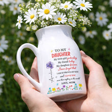 Load image into Gallery viewer, Personalized Ceramic Flower Vase Custom Name Gift for Daughter
