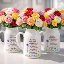 Load image into Gallery viewer, Personalized Ceramic Flower Vase Custom Name Gift for Daughter
