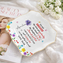 Load image into Gallery viewer, Personalized Lace Jewelry Dish Custom Name Gift for Daughter
