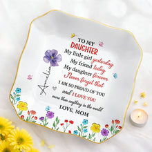Load image into Gallery viewer, Personalized Lace Jewelry Dish Custom Name Gift for Daughter
