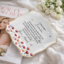 Load image into Gallery viewer, Personalized Lace Jewelry Dish Custom Name Gift for Daughter
