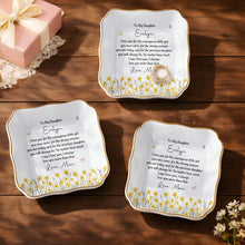Load image into Gallery viewer, Personalized Lace Jewelry Dish Custom Name Gift for Daughter

