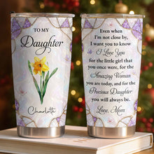 Load image into Gallery viewer, Personalized 20oz Stainless Steel Tumbler Custom Gift for Daughter
