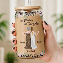 Load image into Gallery viewer, Personalized Clear Glass Can Custom Name Gift for Mom
