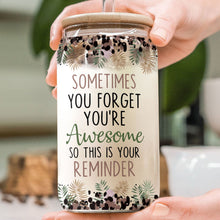 Load image into Gallery viewer, Personalized Clear Glass Can Custom Name Gift for Mom
