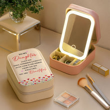 Load image into Gallery viewer, Personalized Jewelry Box with LED Mirror Gift for Daughter
