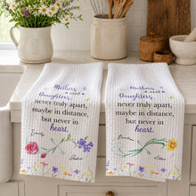 Load image into Gallery viewer, Personalized Floral Kitchen Towel Custom Name Gift for Daughter
