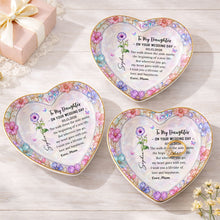 Load image into Gallery viewer, Personalized Heart Jewelry Dish Custom Name Gift for Daughter
