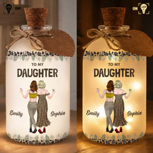 Load image into Gallery viewer, Personalized Frosted Glass Short Bottle Light for Daughter Gift
