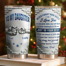 Load image into Gallery viewer, Personalized 20oz Stainless Steel Tumbler for Daughter Gift
